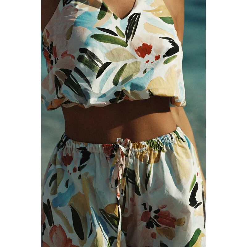Zulu & Zephyr Summer Floral Cotton Pant image number 2